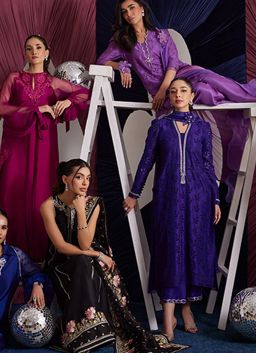 ILLY GRAPE SHIRT AND DUPATTA | PRET | FARAH TALIB AZIZ