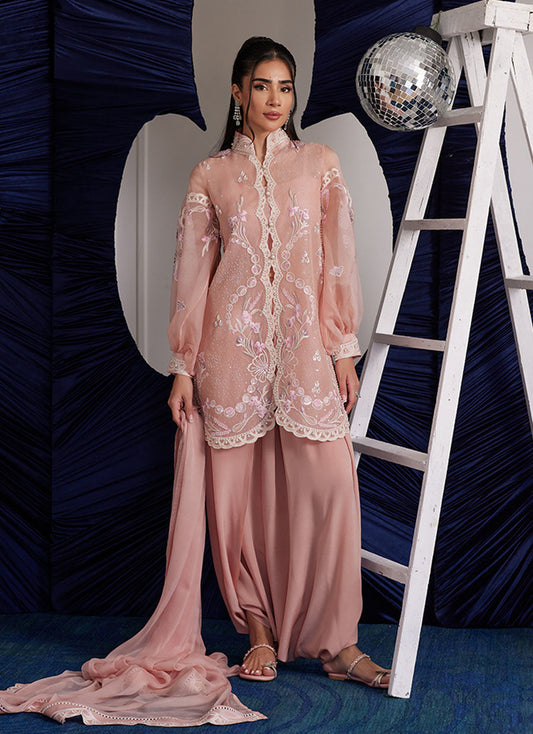 PIPER BLUSH SHIRT AND DUPATTA | PRET | FARAH TALIB AZIZ