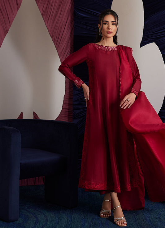 TERRIE SCARLETT KALIDAAR AND DUPATTA | PRET | FARAH TALIB AZIZ