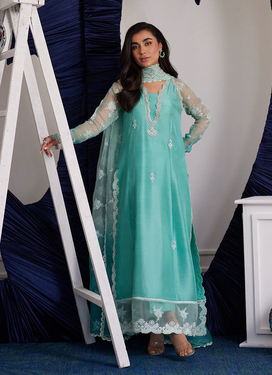 ZIMA PEPPERMINT KALIDAAR AND DUPATTA | PRET | FARAH TALIB AZIZ