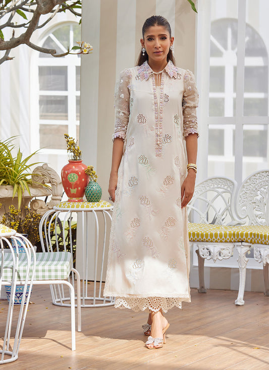 LEELA IVORY SHIRT | Farah Talib Aziz 2025