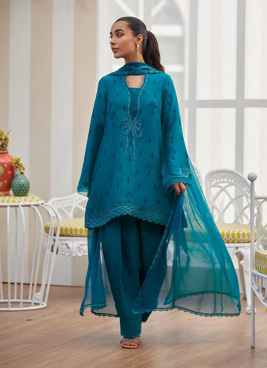MAELLA EMERALD SHIRT AND DUPATTA | Farah Talib Aziz 2025