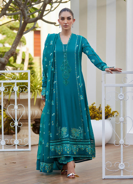 LENI EMERALD KALIDAAR AND DUPATTA | Farah Talib Aziz 2025
