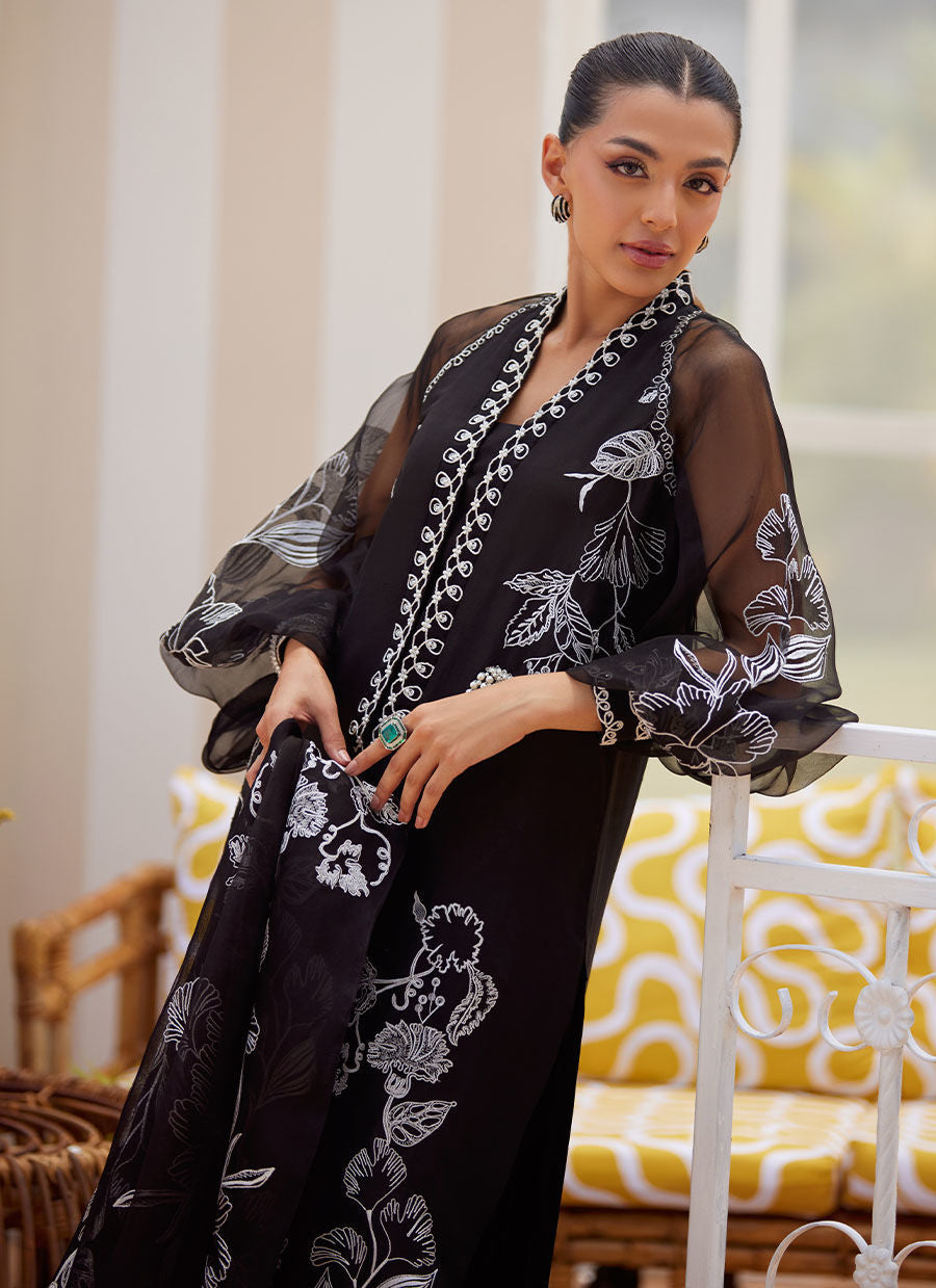 REINA EBONY SHIRT AND DUPATTA | Farah Talib Aziz 2025