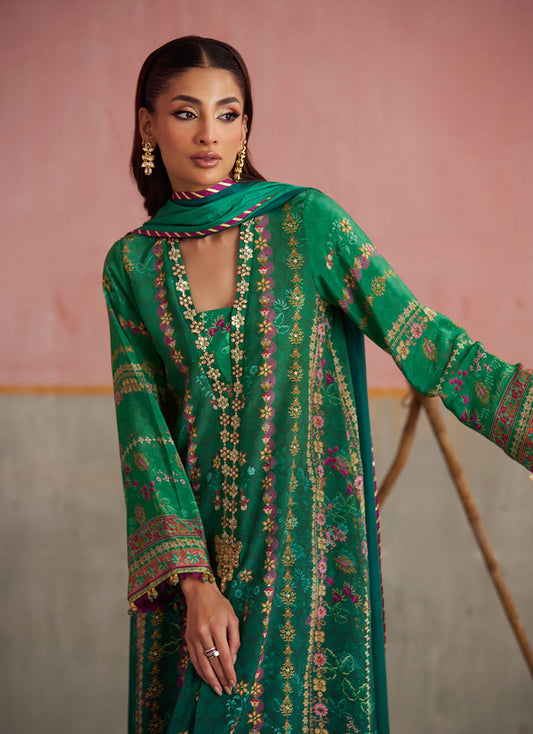 Noemi Jade Shirt And Dupatta  | FARAH TALIB AZIZ