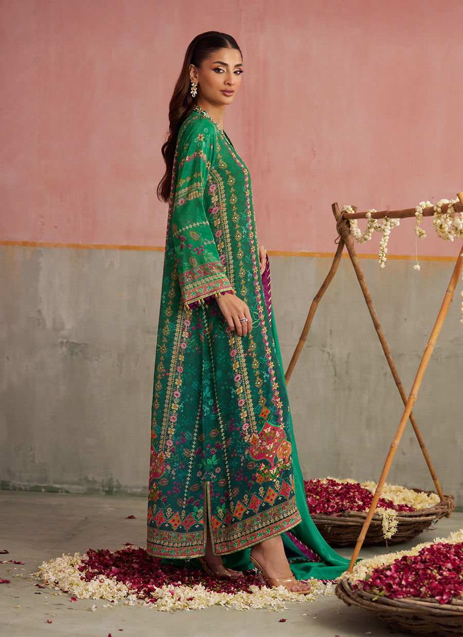 Noemi Jade Shirt And Dupatta  | FARAH TALIB AZIZ