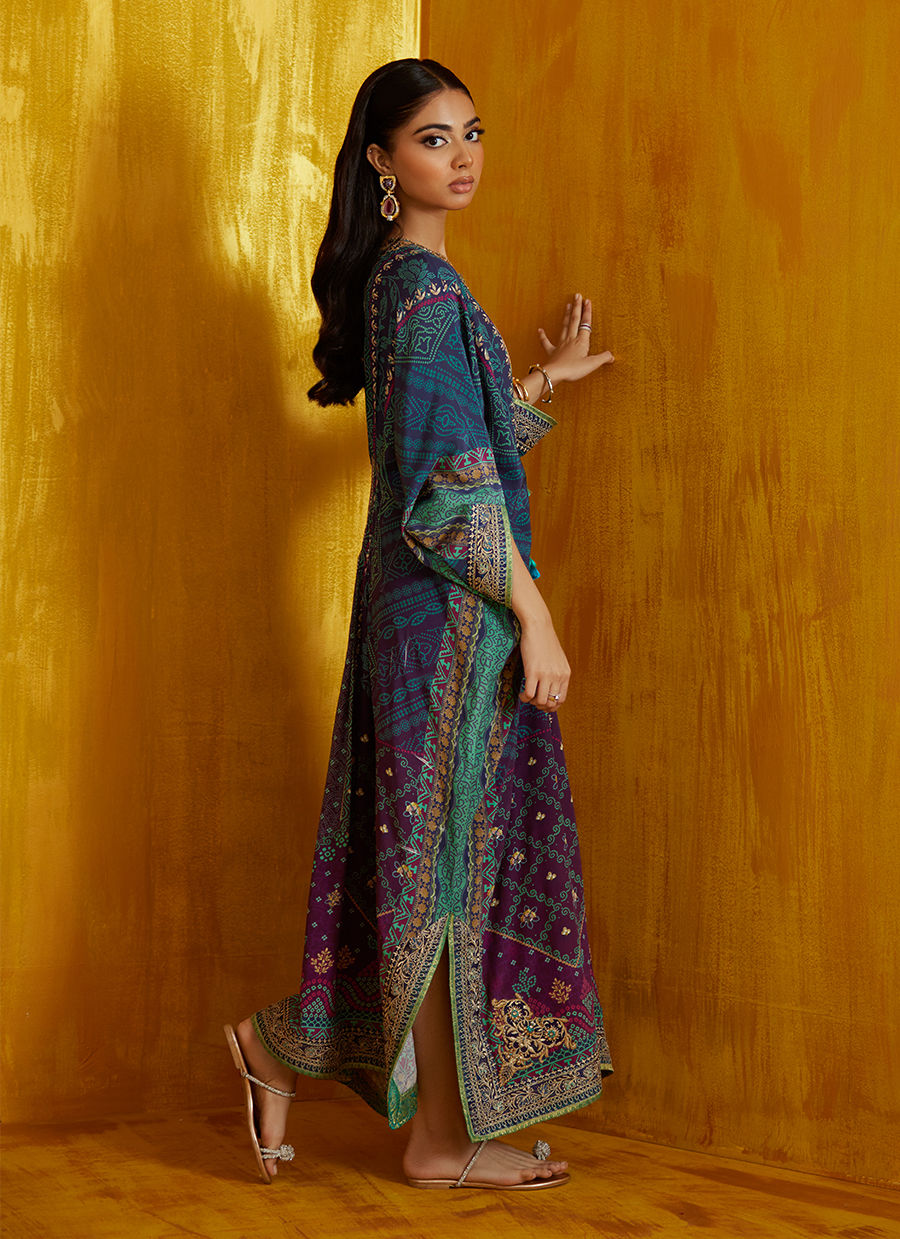 Peridot Ombre Kaftan | FARAH TALIB AZIZ