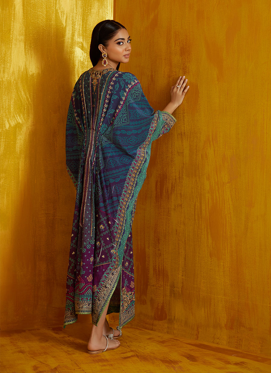 Peridot Ombre Kaftan | FARAH TALIB AZIZ