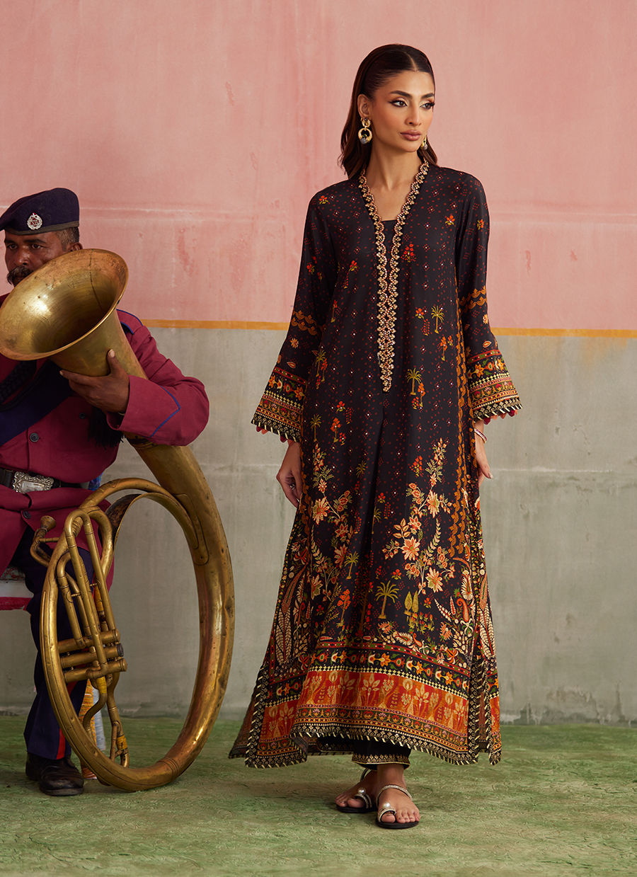 Odina Onyx Shirt | FARAH TALIB AZIZ