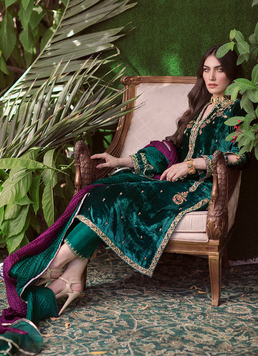 Ivy Emerald Velvet | Velvet | FARAH TALIB AZIZ