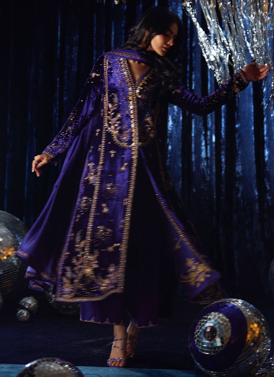 Tahlia Shirt And Dupatta | Velvet | FARAH TALIB AZIZ