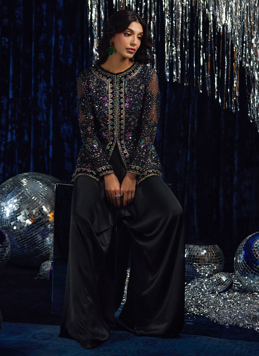 Lumi Organza Jacket | Velvet | FARAH TALIB AZIZ