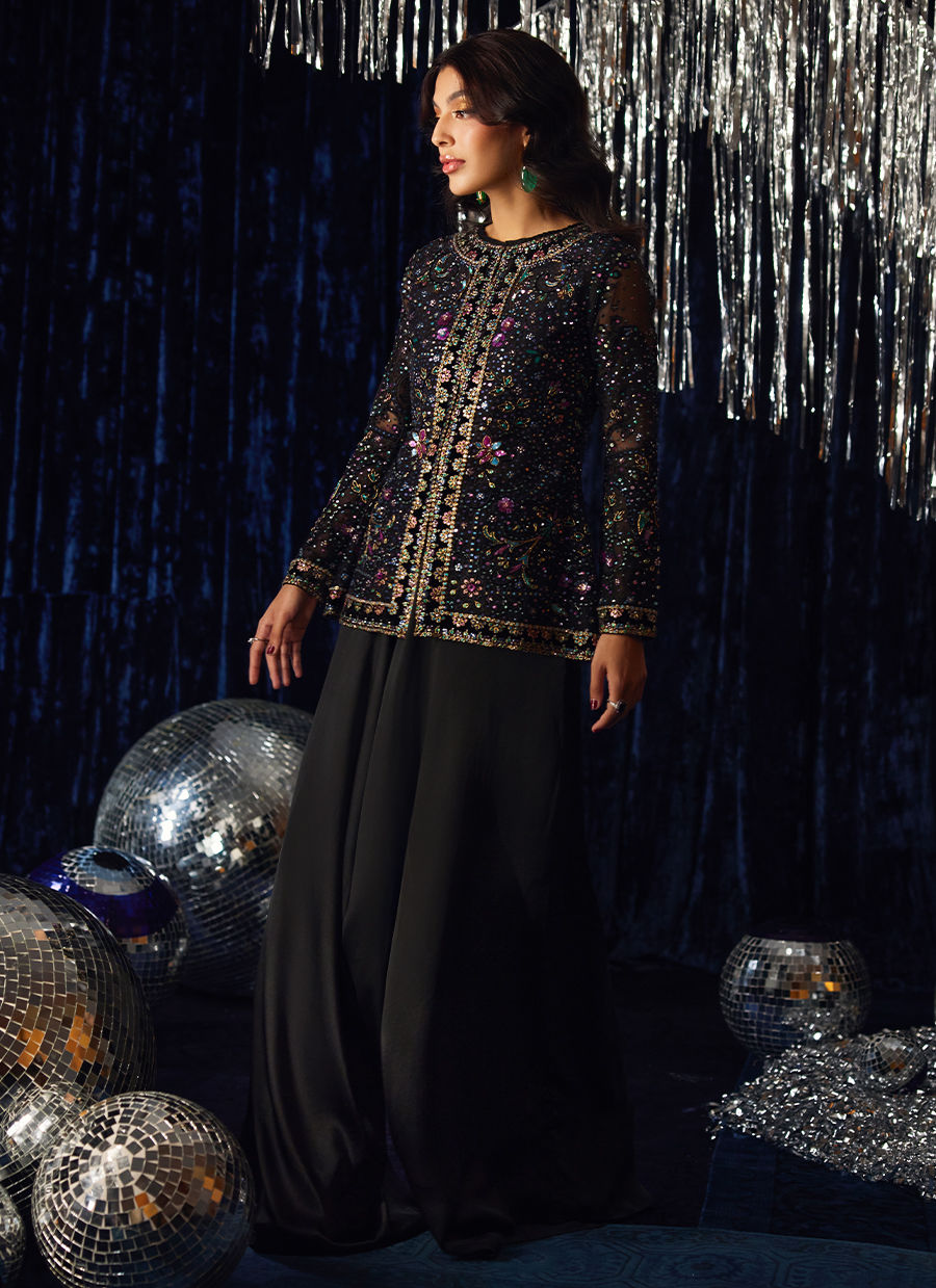 Lumi Organza Jacket | Velvet | FARAH TALIB AZIZ