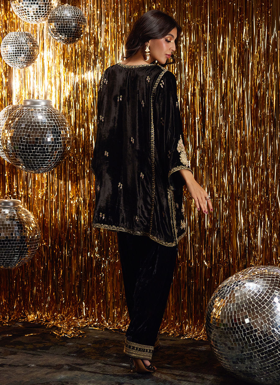 Liana Onyx Shirt | Velvet | FARAH TALIB AZIZ