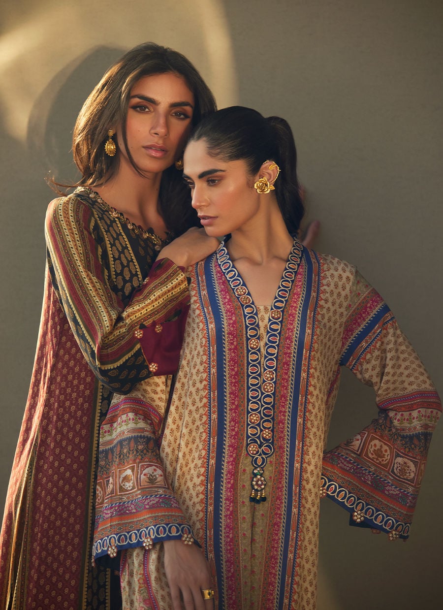 Ophelia Onyx Crepe Kaftan | Laani - The Kaftan Edit | FARAH TALIB AZIZ