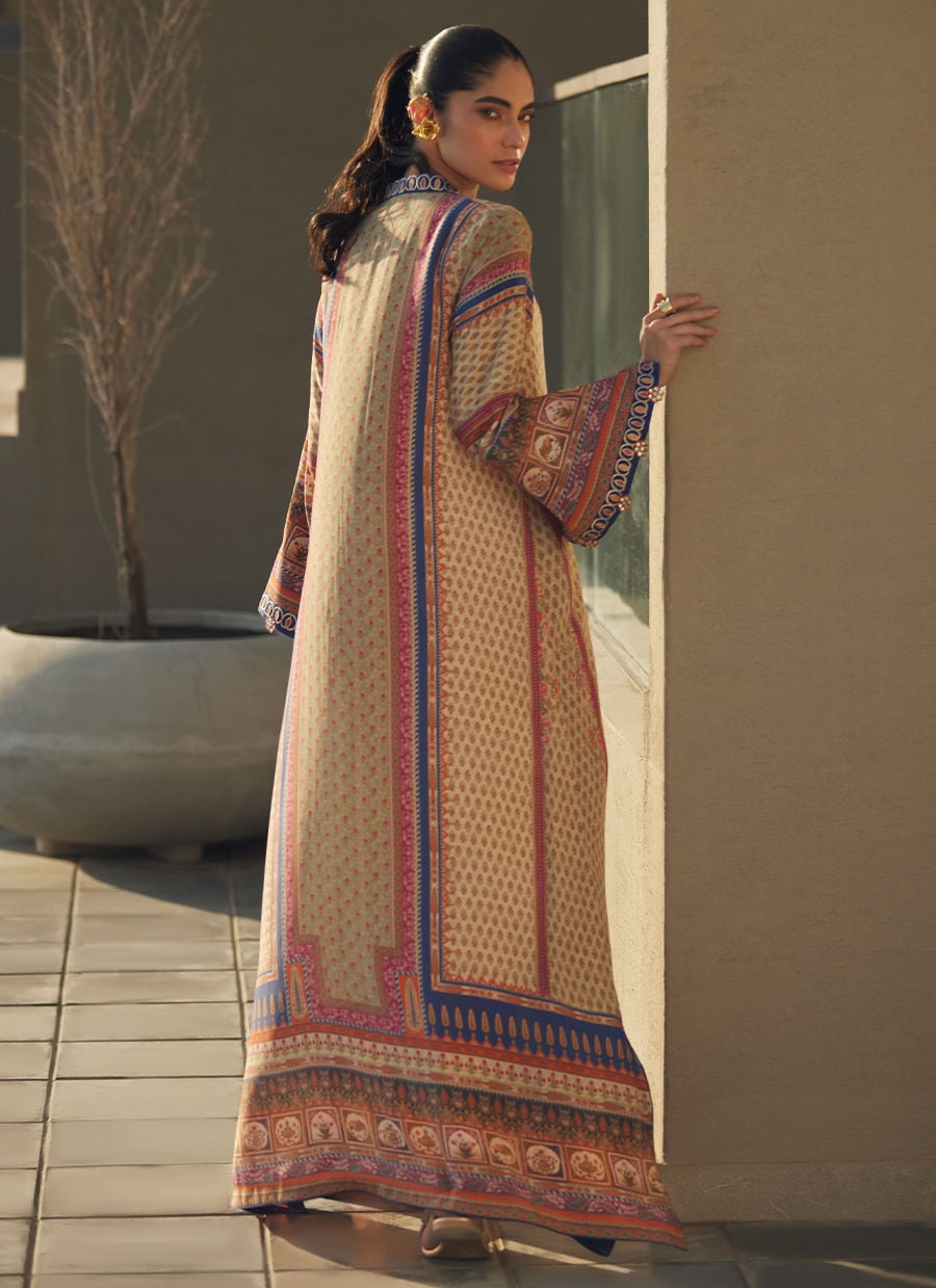 Sora Sand Crepe Kaftan | Laani - The Kaftan Edit | FARAH TALIB AZIZ