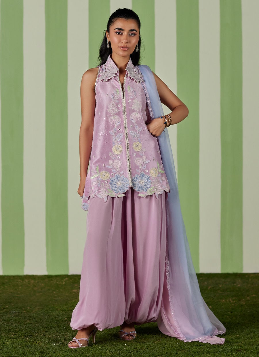 Deeba Jacket with Dupatta | Luna Eid '26 | FARAH TALIB AZIZ