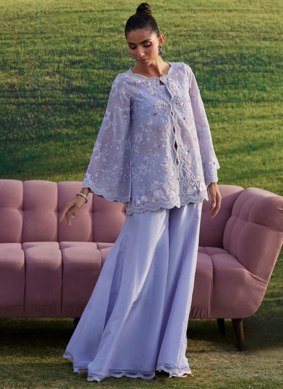 Lilac Haze Jacket | Luna Eid '26 | FARAH TALIB AZIZ