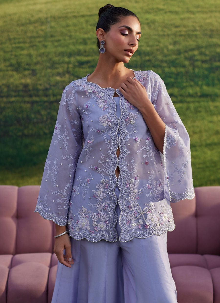 Lilac Haze Jacket | Luna Eid '26 | FARAH TALIB AZIZ