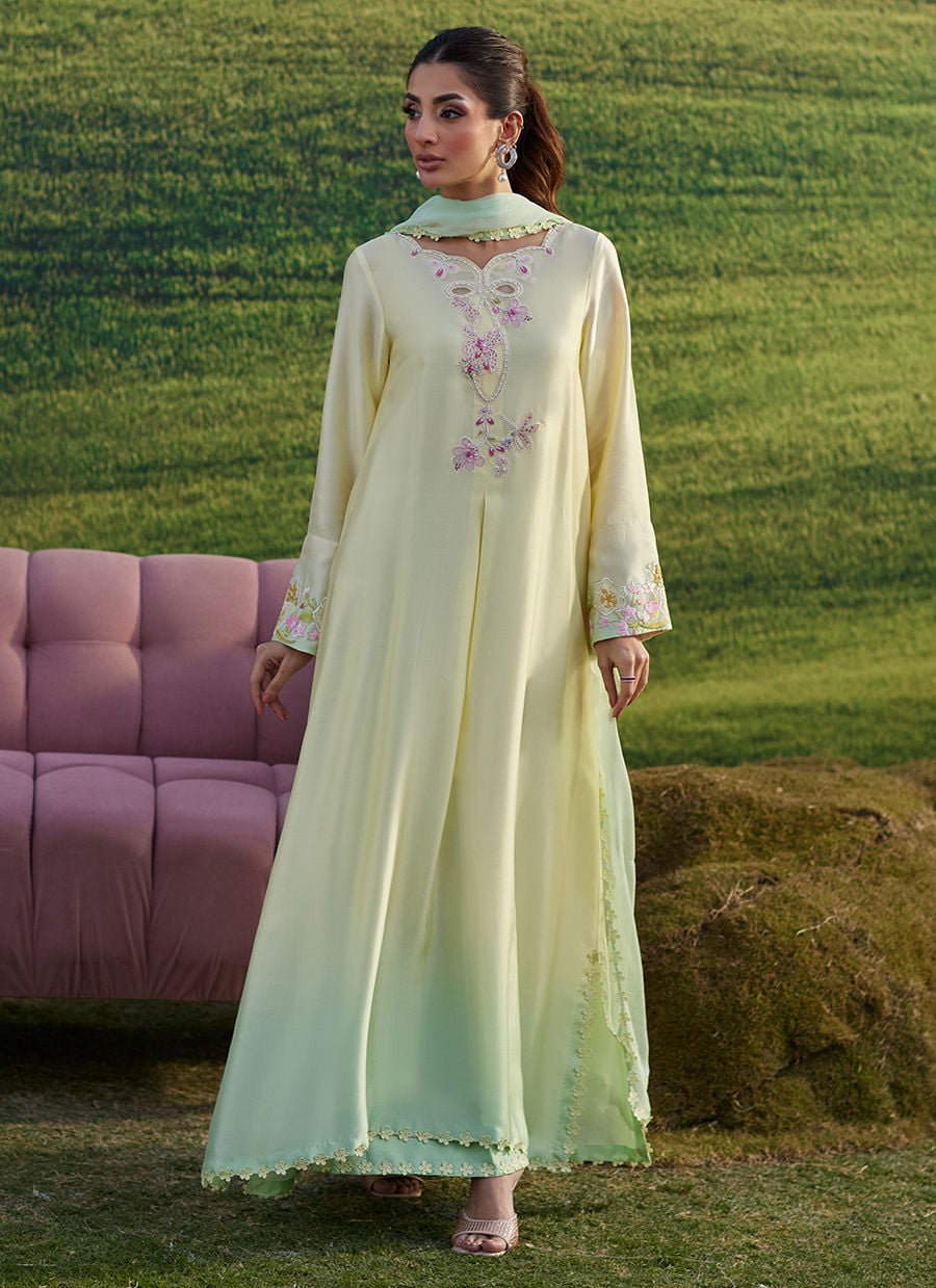 Xeina Shirt And Dupatta | Luna Eid '26 | FARAH TALIB AZIZ