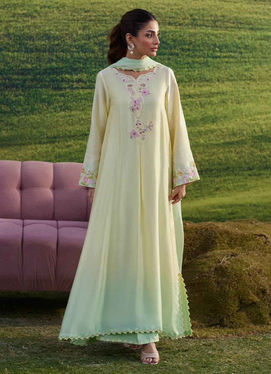 Xeina Shirt And Dupatta | Luna Eid '26 | FARAH TALIB AZIZ