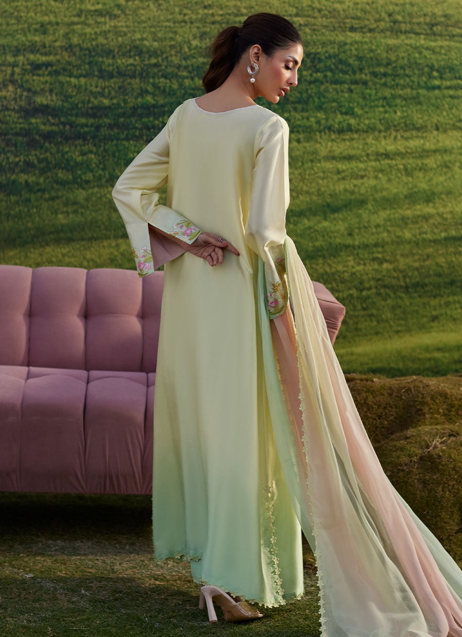 Xeina Shirt And Dupatta | Luna Eid '26 | FARAH TALIB AZIZ