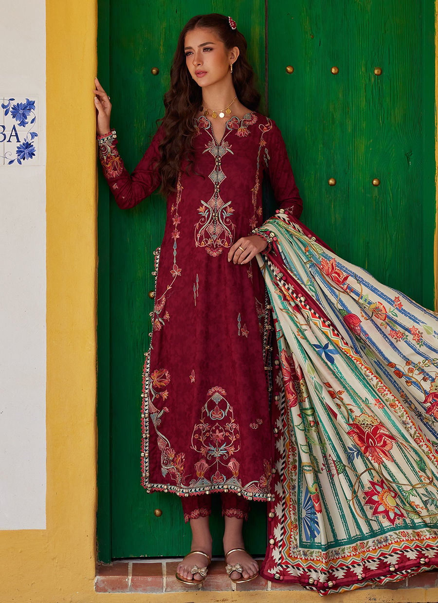 Sofia Scarlet | Luxury Lawn | FARAH TALIB AZIZ