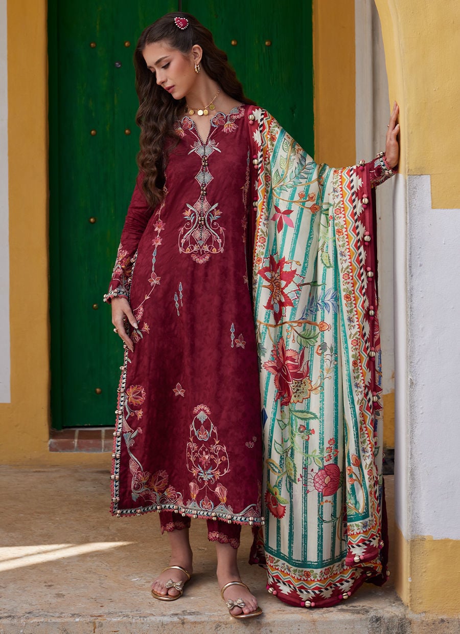 Sofia Scarlet | Luxury Lawn | FARAH TALIB AZIZ
