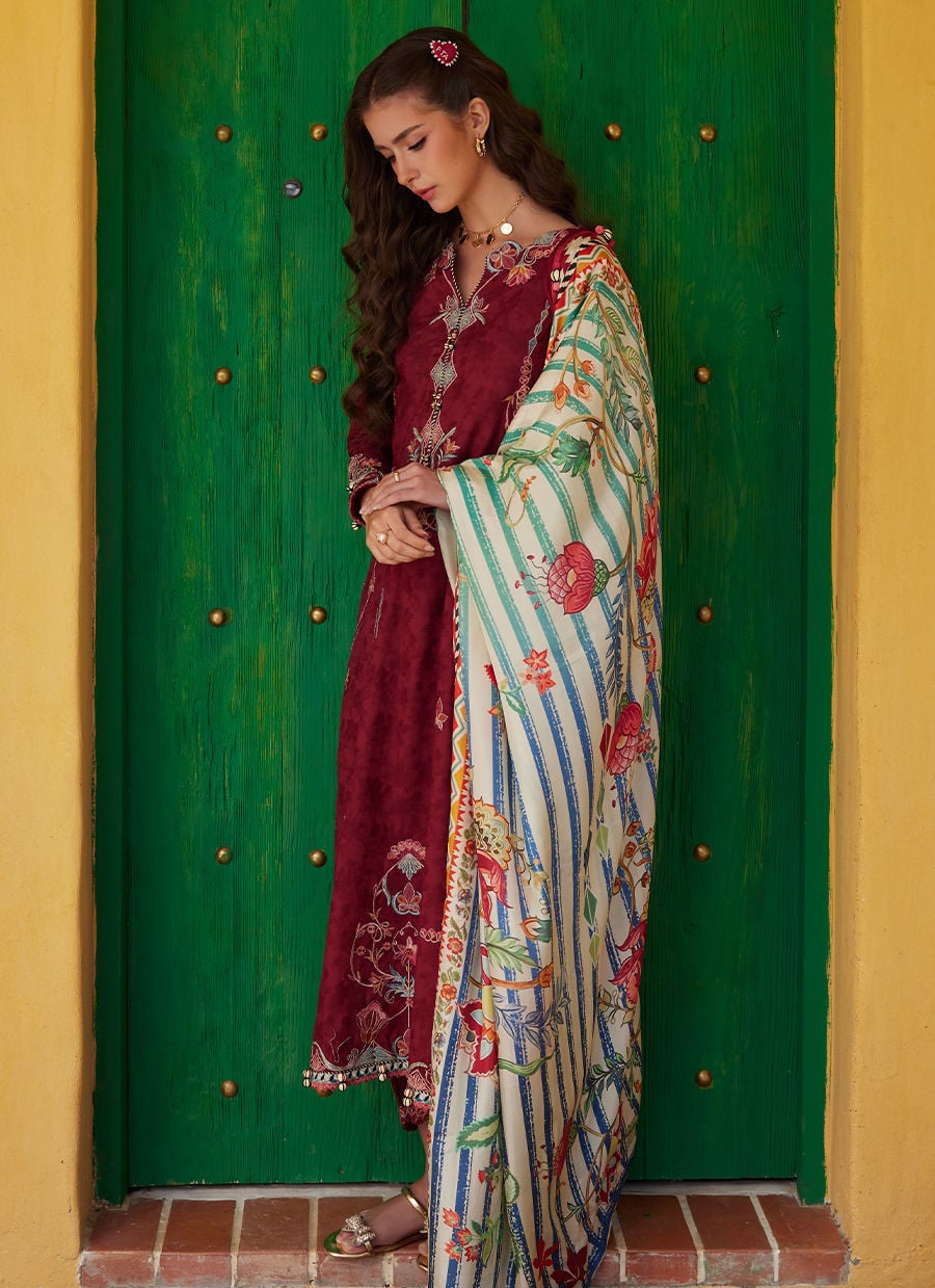 Sofia Scarlet | Luxury Lawn | FARAH TALIB AZIZ