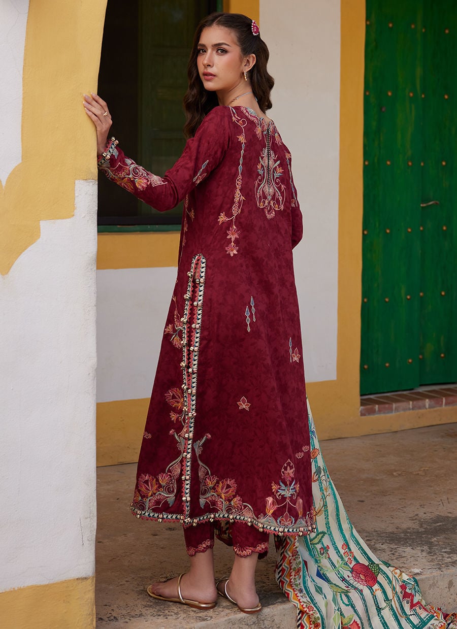 Sofia Scarlet | Luxury Lawn | FARAH TALIB AZIZ
