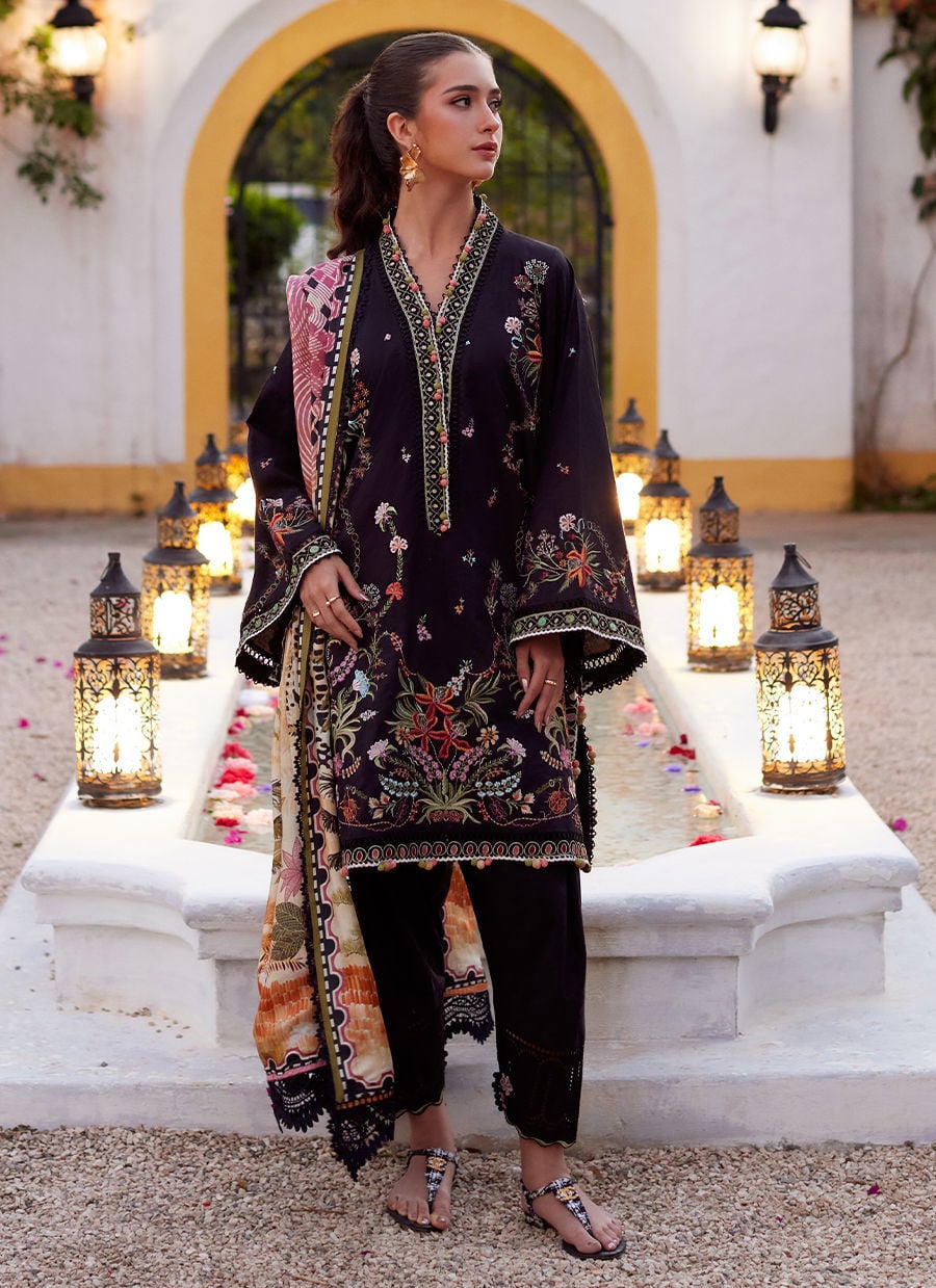 Blanca Black | Luxury Lawn | FARAH TALIB AZIZ
