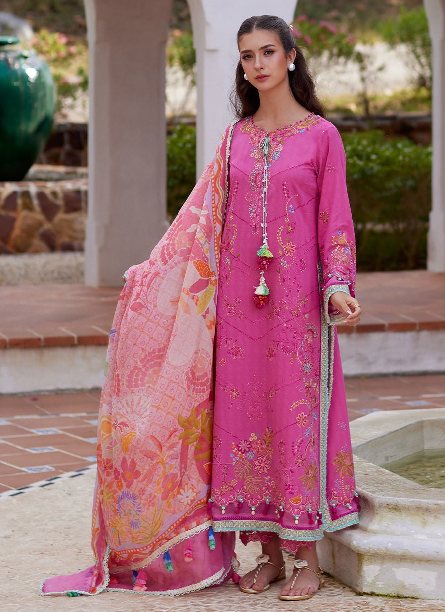 Palmira Pink | Luxury Lawn | FARAH TALIB AZIZ