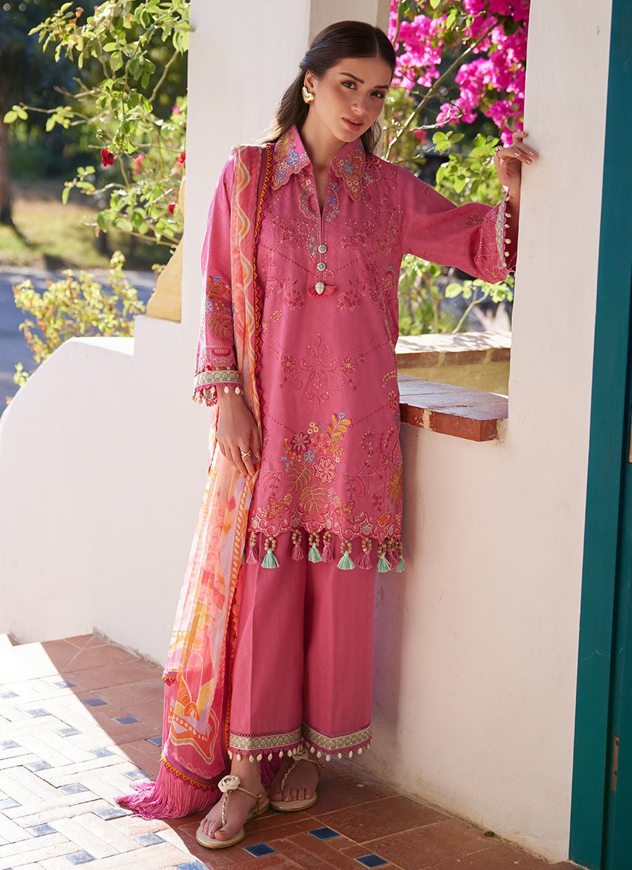 Palmira Pink | Luxury Lawn | FARAH TALIB AZIZ