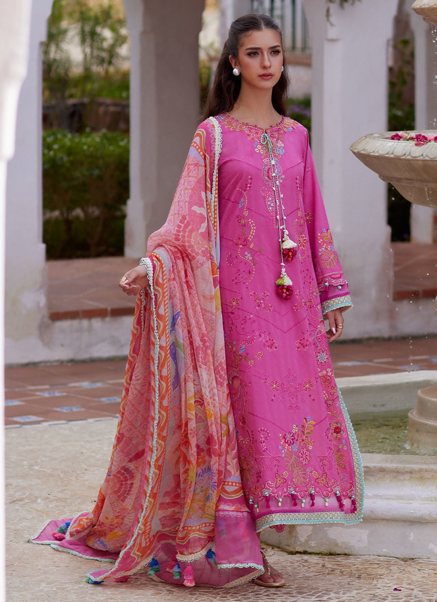 Palmira Pink | Luxury Lawn | FARAH TALIB AZIZ