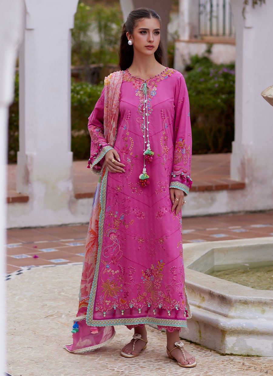 Palmira Pink | Luxury Lawn | FARAH TALIB AZIZ