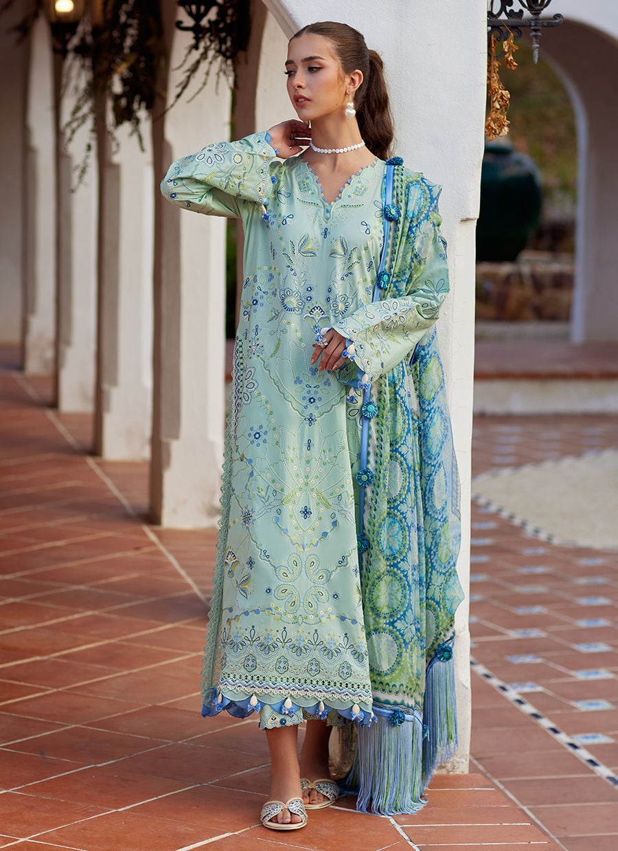Marcia Mint | Luxury Lawn | FARAH TALIB AZIZ