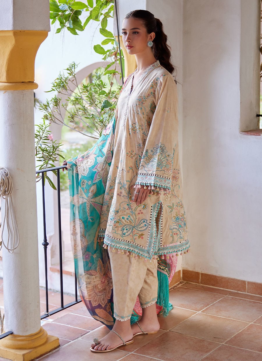 Isabella Sand | Luxury Lawn | FARAH TALIB AZIZ