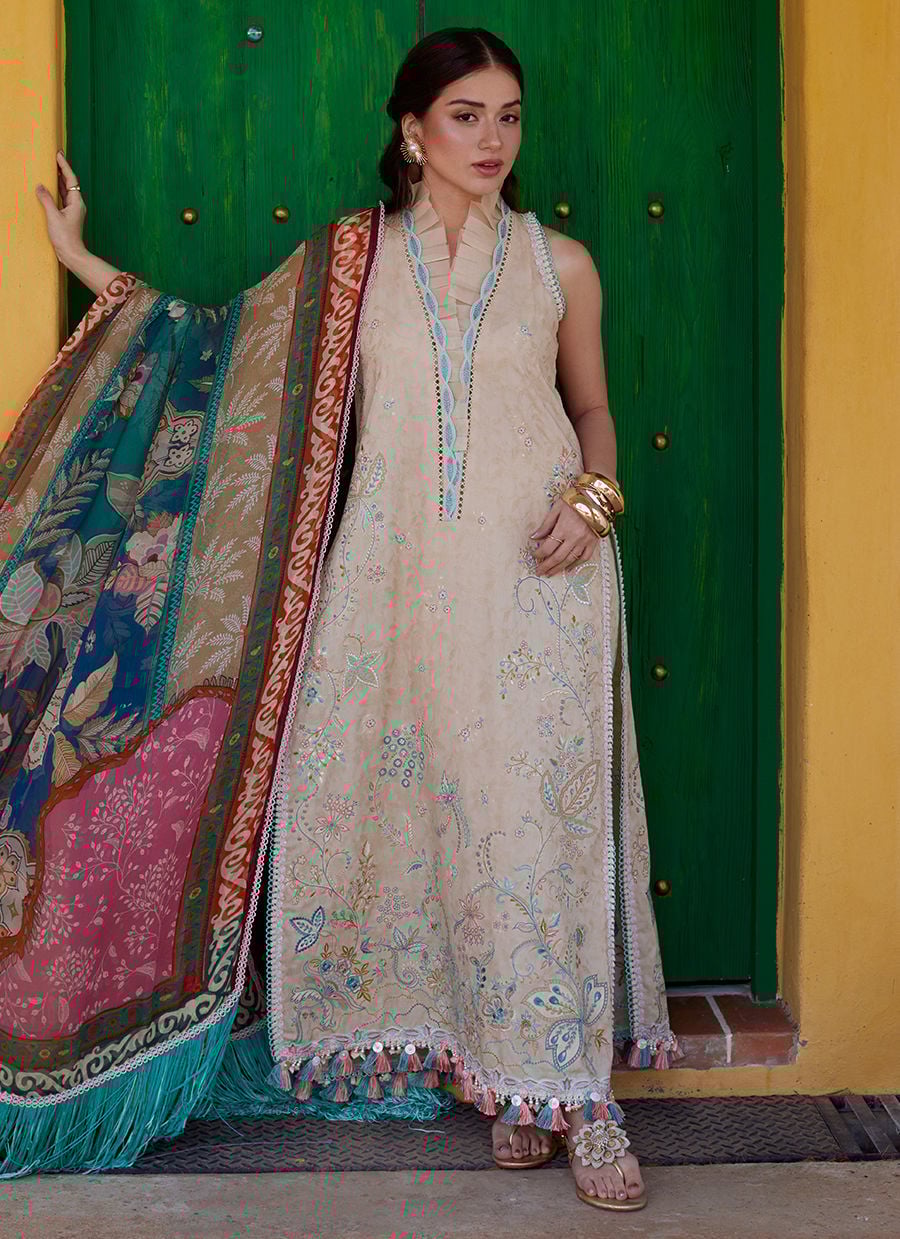 Isabella Sand | Luxury Lawn | FARAH TALIB AZIZ