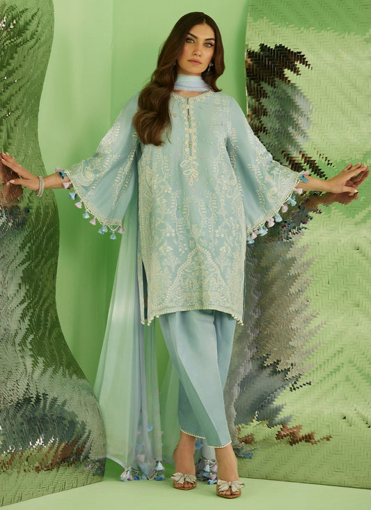 Serra Shirt And Dupatta | Veya- A Draped Capsule | FARAH TALIB AZIZ