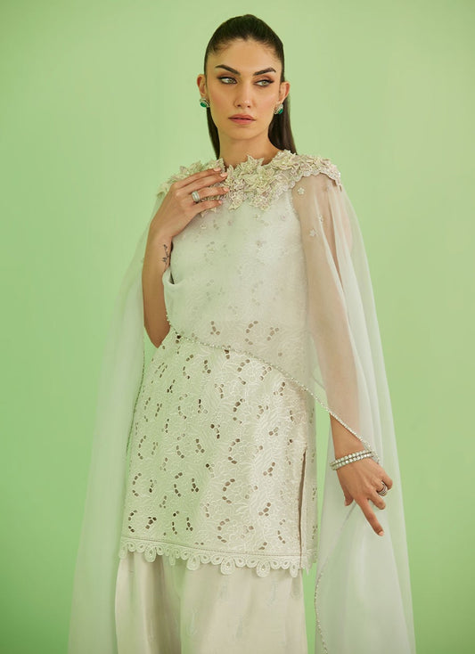 Laine Shirt And Drape Dupatta | Veya- A Draped Capsule | FARAH TALIB AZIZ