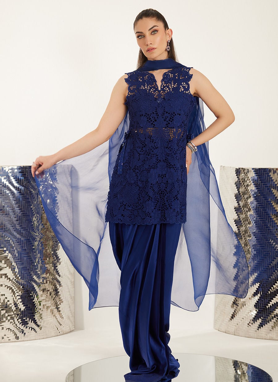 Mabel Peplum Shirt With Skirt | Veya- A Draped Capsule | FARAH TALIB AZIZ