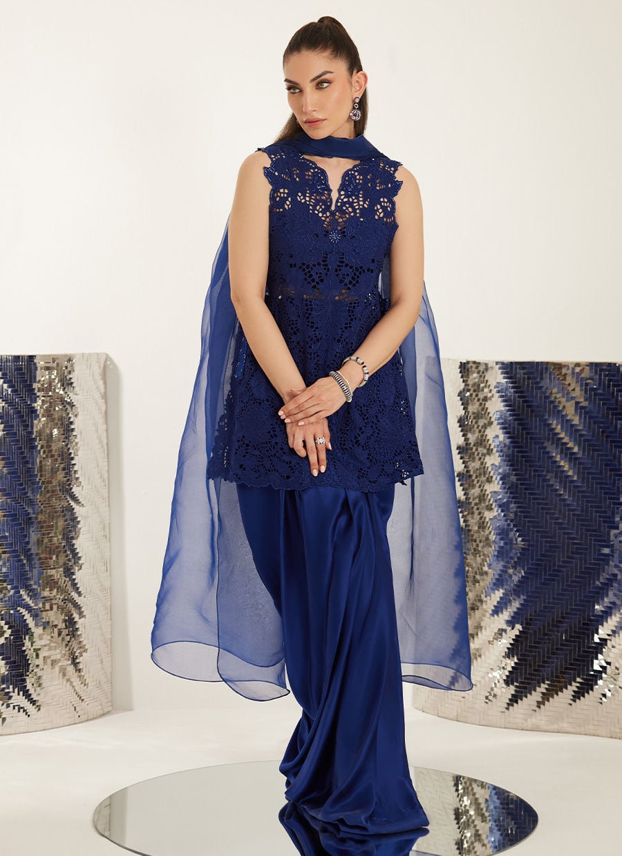 Mabel Peplum Shirt With Skirt | Veya- A Draped Capsule | FARAH TALIB AZIZ