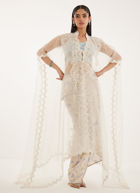 Diana Cape With Skirt | Veya- A Draped Capsule | FARAH TALIB AZIZ