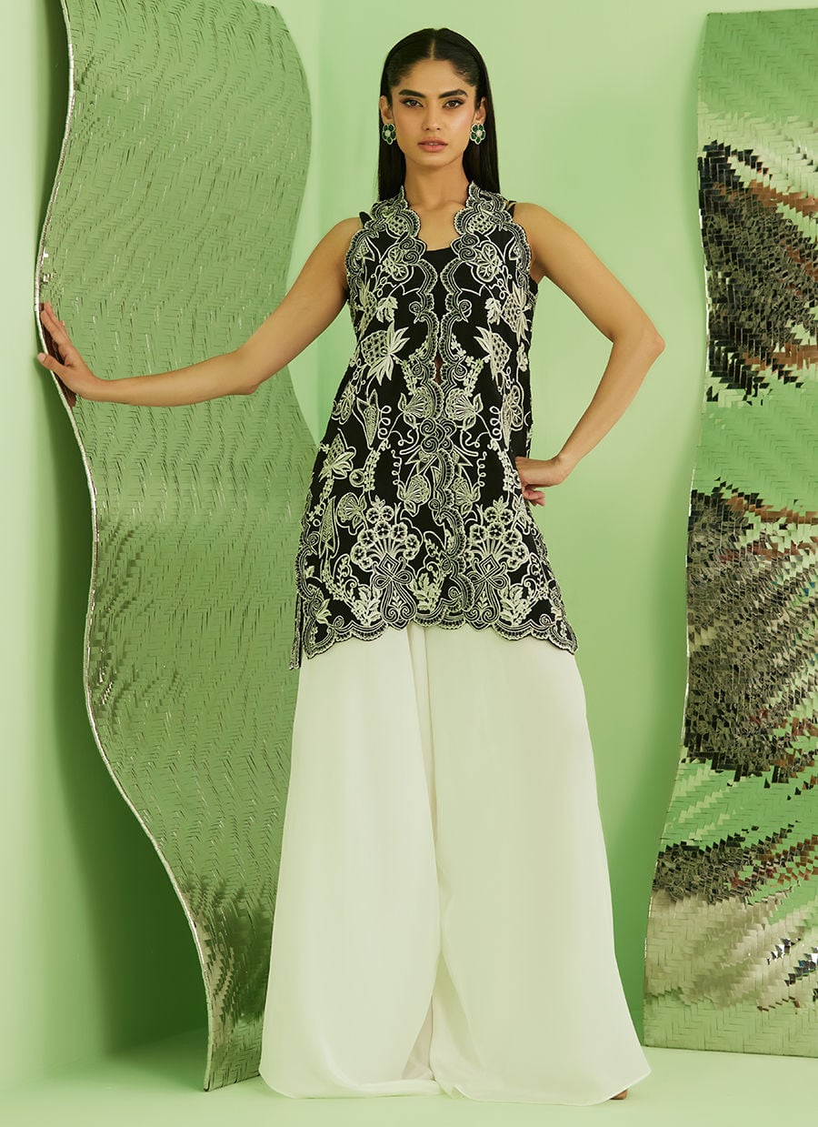 Raiya Jacket (B) | Veya- A Draped Capsule | FARAH TALIB AZIZ