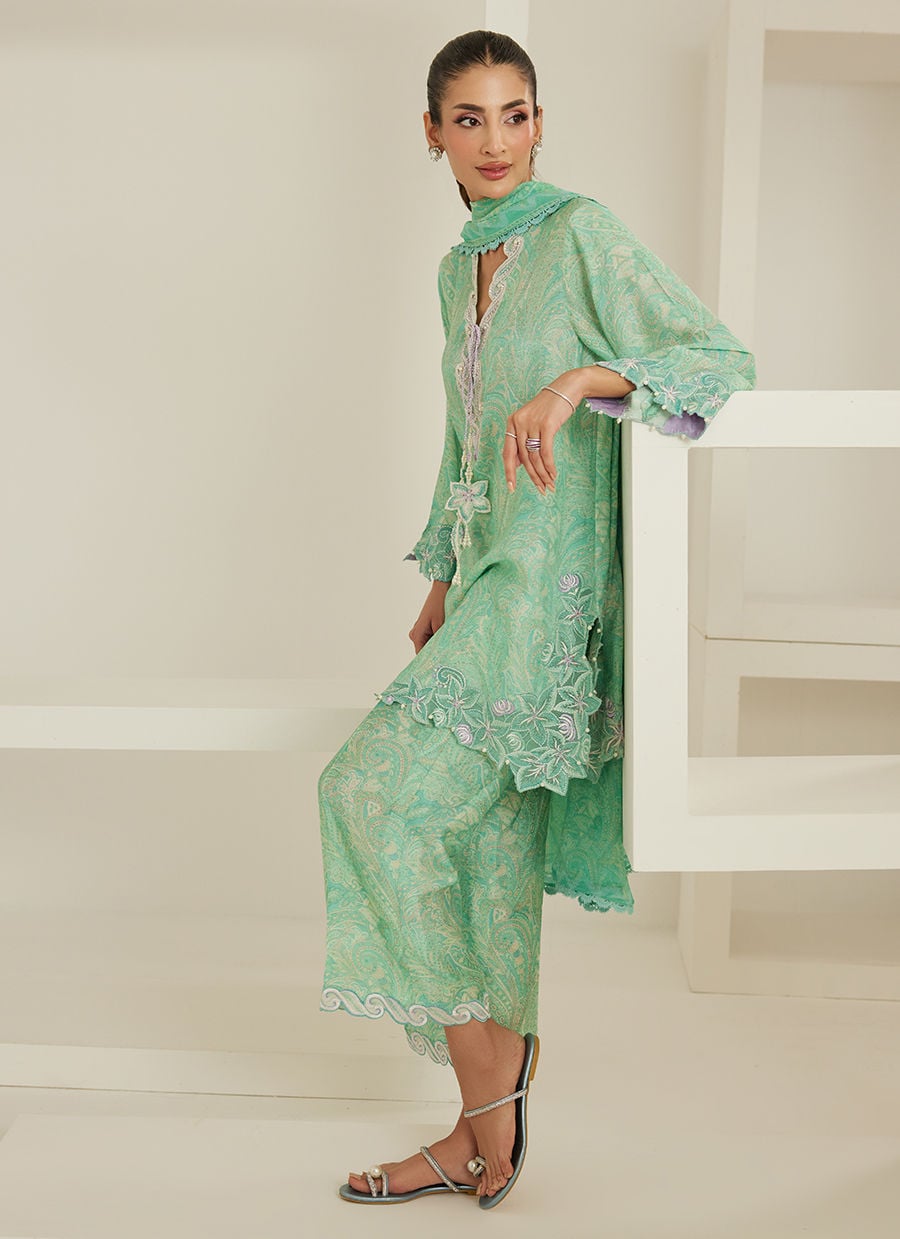 Sabrina Shirt And Dupatta | Tara Eid'26 | FARAH TALIB AZIZ