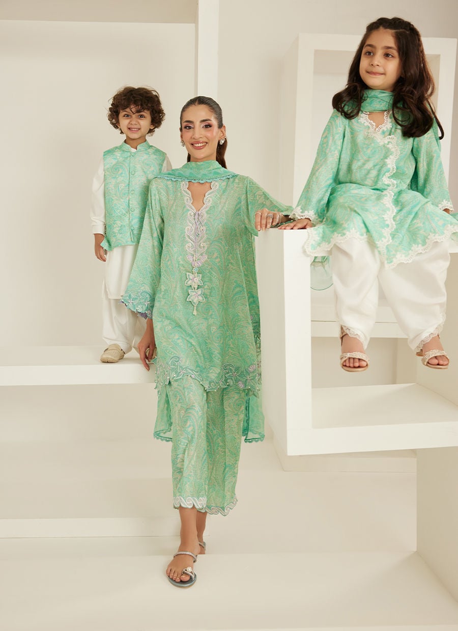 Sabrina Shirt And Dupatta | Tara Eid'26 | FARAH TALIB AZIZ