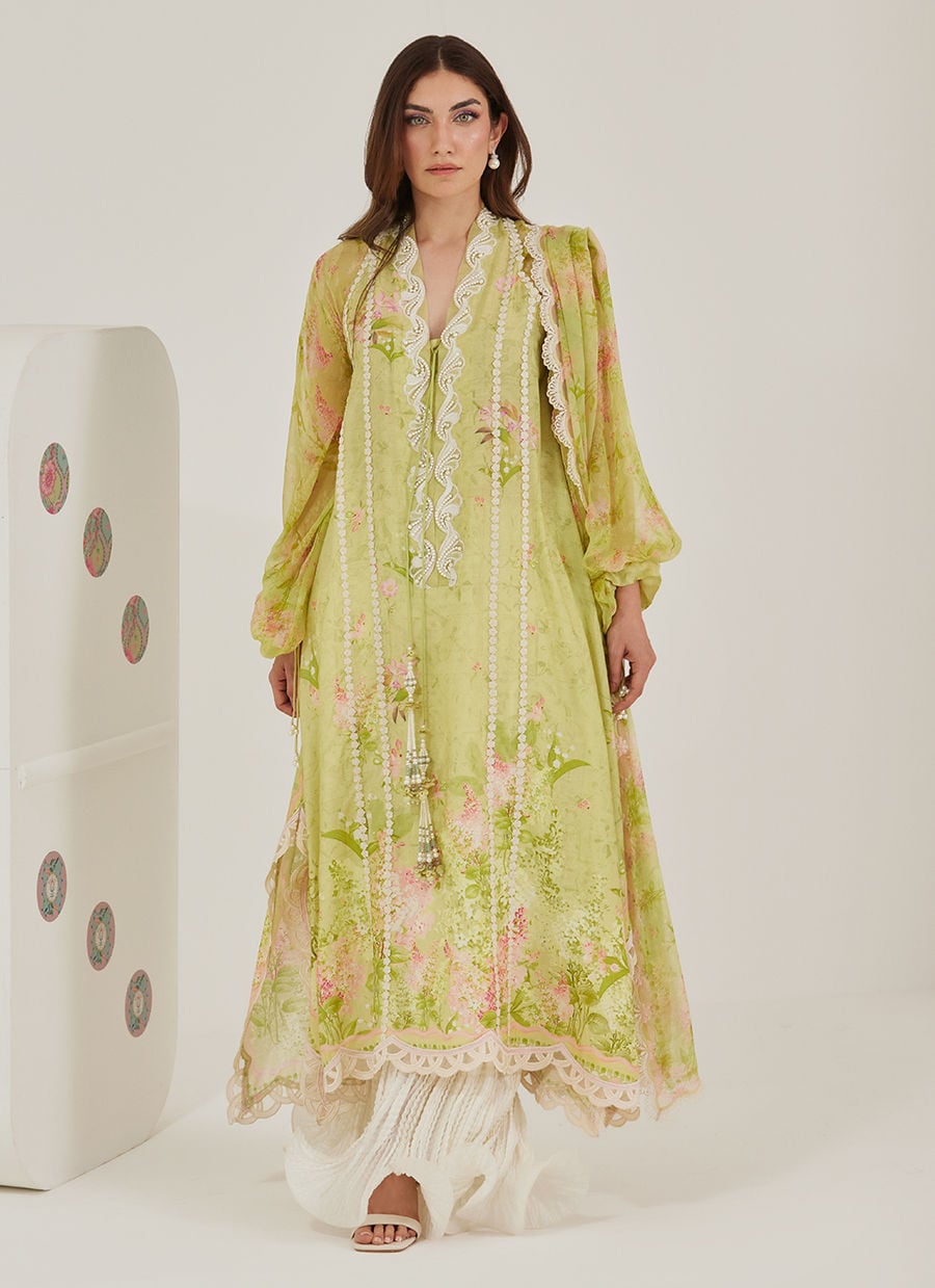 Malone Shirt And Dupatta | Tara Eid'26 | FARAH TALIB AZIZ