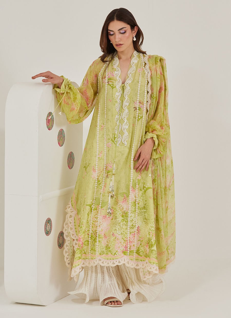 Malone Shirt And Dupatta | Tara Eid'26 | FARAH TALIB AZIZ