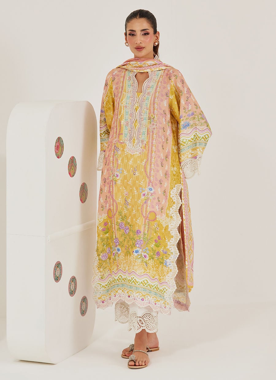 Briella Shirt And Dupatta | Tara Eid'26 | FARAH TALIB AZIZ