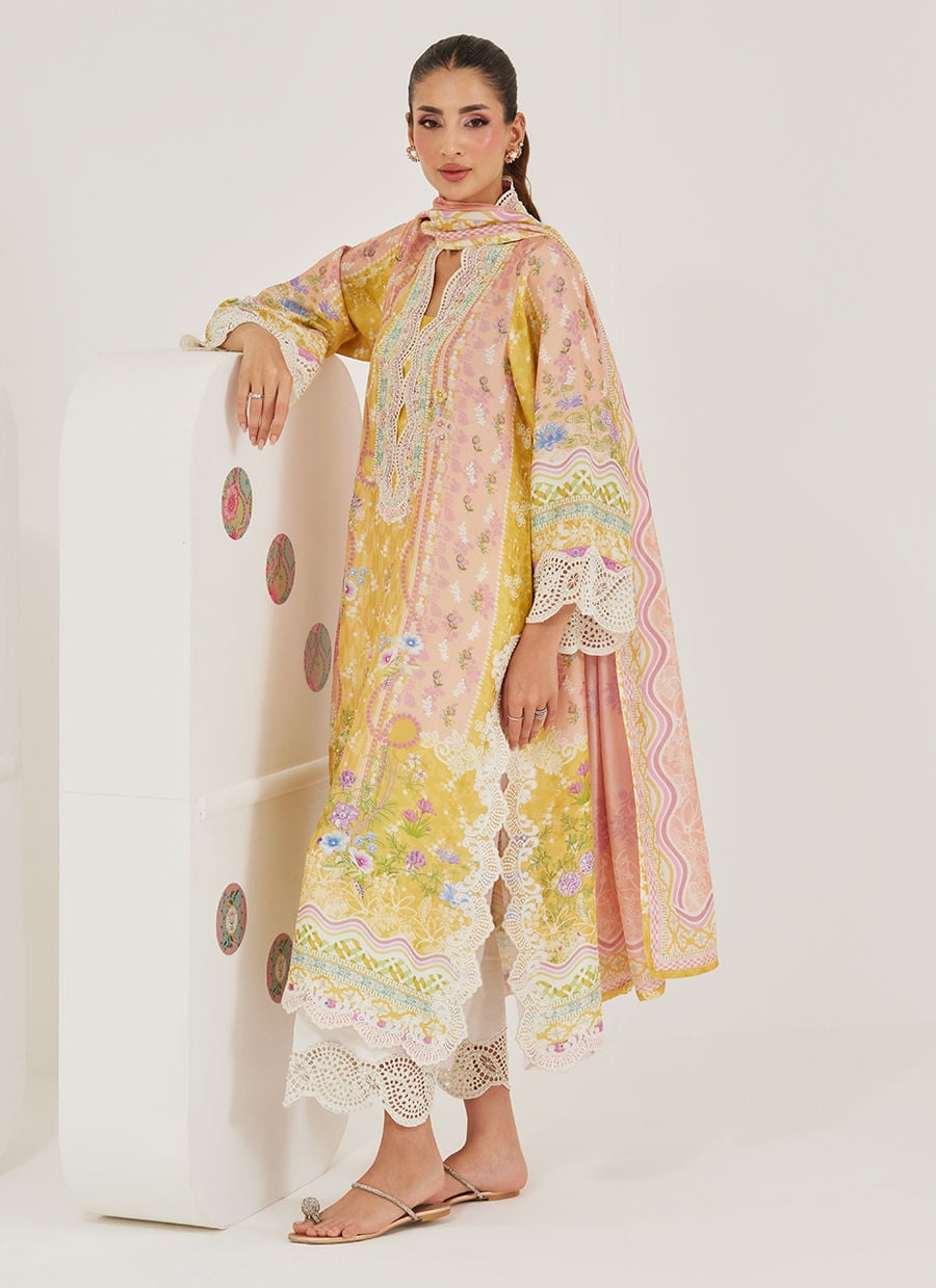 Briella Shirt And Dupatta | Tara Eid'26 | FARAH TALIB AZIZ